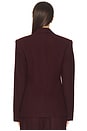 view 3 of 4 Walt Wool Single Breasted Blazer in Oxblood