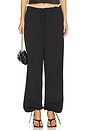 view 1 of 6 Kennedy Lace Trim Track Pant in Black