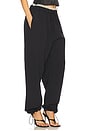 view 2 of 6 Kennedy Lace Trim Track Pant in Black