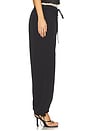 view 3 of 6 Kennedy Lace Trim Track Pant in Black