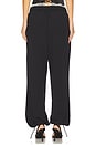 view 4 of 6 Kennedy Lace Trim Track Pant in Black