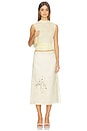 view 5 of 6 FALDA LISEL EMBROIDERED DAISY in Yellow