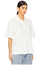 view 2 of 5 Cletus Lace Trim Polo in Off White