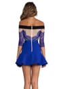 view 4 of 6 Kloss Up Dress in Nude & Black & Cobalt Blue