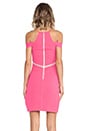 view 3 of 5 Kix Mini Dress on Hot Pink & Nude in Hot Pink & Nude