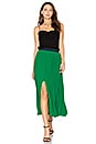 view 4 of 4 Envy Skirt in Emerald Green