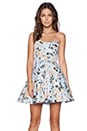 view 1 of 4 Tibi Shape Dress in Blue Floral