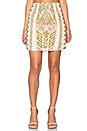 view 1 of 4 JUPE COURTE ABIGAIL in Cream & Gold