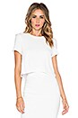 view 2 of 5 TOP CORTO REDA in White