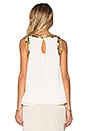 view 3 of 4 Nush Top in Cream & Gold