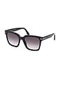 view 2 of 3 Selby Sunglasses in Black & Grey