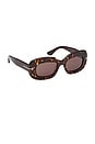 view 2 of 3 LUNETTES DE SOLEIL ISLAY in Brown & Brown