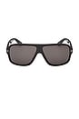 view 1 of 3 William Sunglasses in Black & Grey