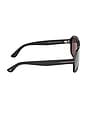 view 3 of 3 William Sunglasses in Black & Grey