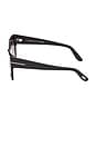 view 3 of 3 Joni Sunglasses in Shiny Black & Gradient Smoke