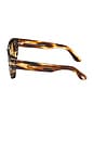 view 3 of 3 Ilias Sunglasses in Shiny Honey, Striped Brown, & Amber