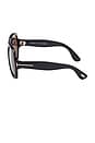 view 3 of 3 Saffron Sunglasses in Shiny Black & Smoke