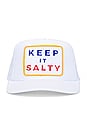 view 1 of 2 Keep It Salty Hat in White