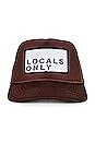 view 1 of 2 Locals Only Hat in Brown