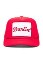 view 1 of 3 Darlin Trucker Hat in Red