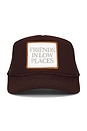 view 1 of 3 Friends in Low Places Trucker Hat in Brown