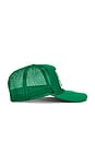 view 3 of 3 Lucky Charm Trucker Hat in Green