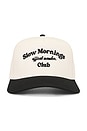 view 1 of 3 Slow Mornings Club Hat in Cream & Black