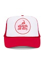 view 1 of 2 Sleigh All Day Trucker Hat in Red