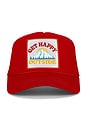 view 1 of 2 CASQUETTE GET HAPPY OUTSIDE in Red