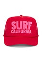 view 1 of 2 GORRA DE CAMIONERO SURF in Red