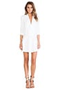 view 4 of 6 Shawl Collar Dress in White