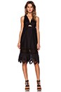view 1 of 3 Thakoon Crochet Inset Dress in Black
