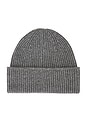 view 2 of 2 Cashmere Beanie in Grey Melange