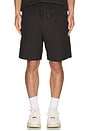 view 3 of 4 Soft Terry Sweatshorts in Warm Carbon