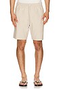 view 1 of 4 Soft Terry Short in Warm Silver Cloud
