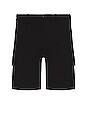 view 1 of 3 Zaine Neoteric Twill Shorts in Black