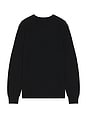 view 2 of 3 Honey Comb Crewneck Sweater in Black