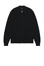 view 1 of 4 フルジップセーター in Black