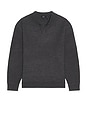 view 4 of 4 BOILRED MERINO ロングスリーブ in Dark Grey Melange