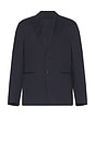 view 1 of 3 Stretch Linen Clinton Blazer in Eclipse