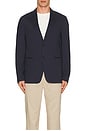 view 3 of 3 Stretch Linen Clinton Blazer in Eclipse