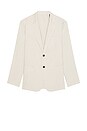 view 4 of 4 Standard Blazer in Good Linen in Silver Cloud