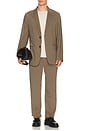 view 4 of 5 Standard Pant in Good Linen in Morel