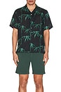 view 3 of 4 Beau Bamboo Shirt in Black & Cypress