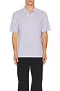 view 3 of 3 Brenan Short Sleeve Polo in Soft Iris