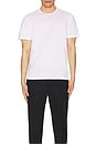 view 3 of 3 Precise Tee in White