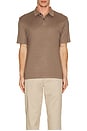 view 3 of 3 Kayser Short Sleeve Polo in Walnut