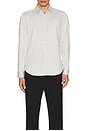 view 3 of 3 Sylvain Structure Knit Shirt in Fog