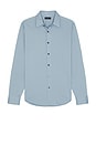 view 1 of 4 Sylvain Structure Knit Shirt in Rainstorm