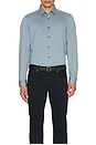 view 4 of 4 Sylvain Structure Knit Shirt in Rainstorm